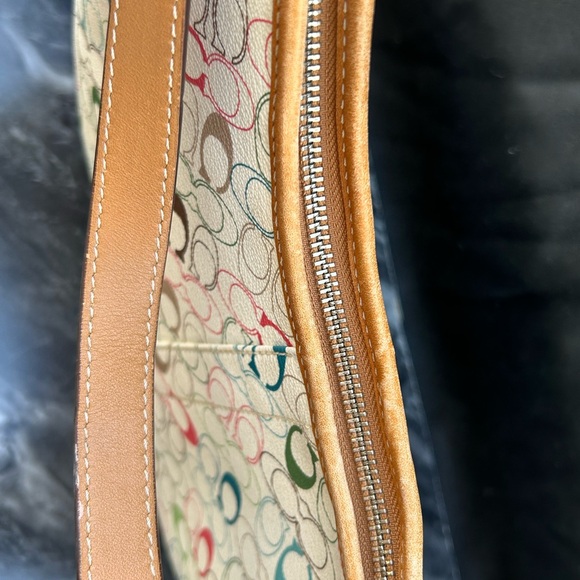 Coach Chelsea Heritage Signature Stripe Hobo No.C1069-F15138 - Picture 8 of 16